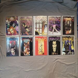 Poison Elves comic lot of 10 - Sirius comics by Drew Hayes - near mint condition